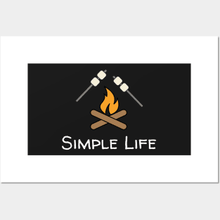 Simple Life - Campfire Posters and Art